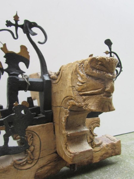 Antique-Italian-Carriage Axle-Siciliaans-wagenschot-Arrière-de-charrette-italienne-Francesco-Petrarca-Crammichele-Ragusa-Catania-00002